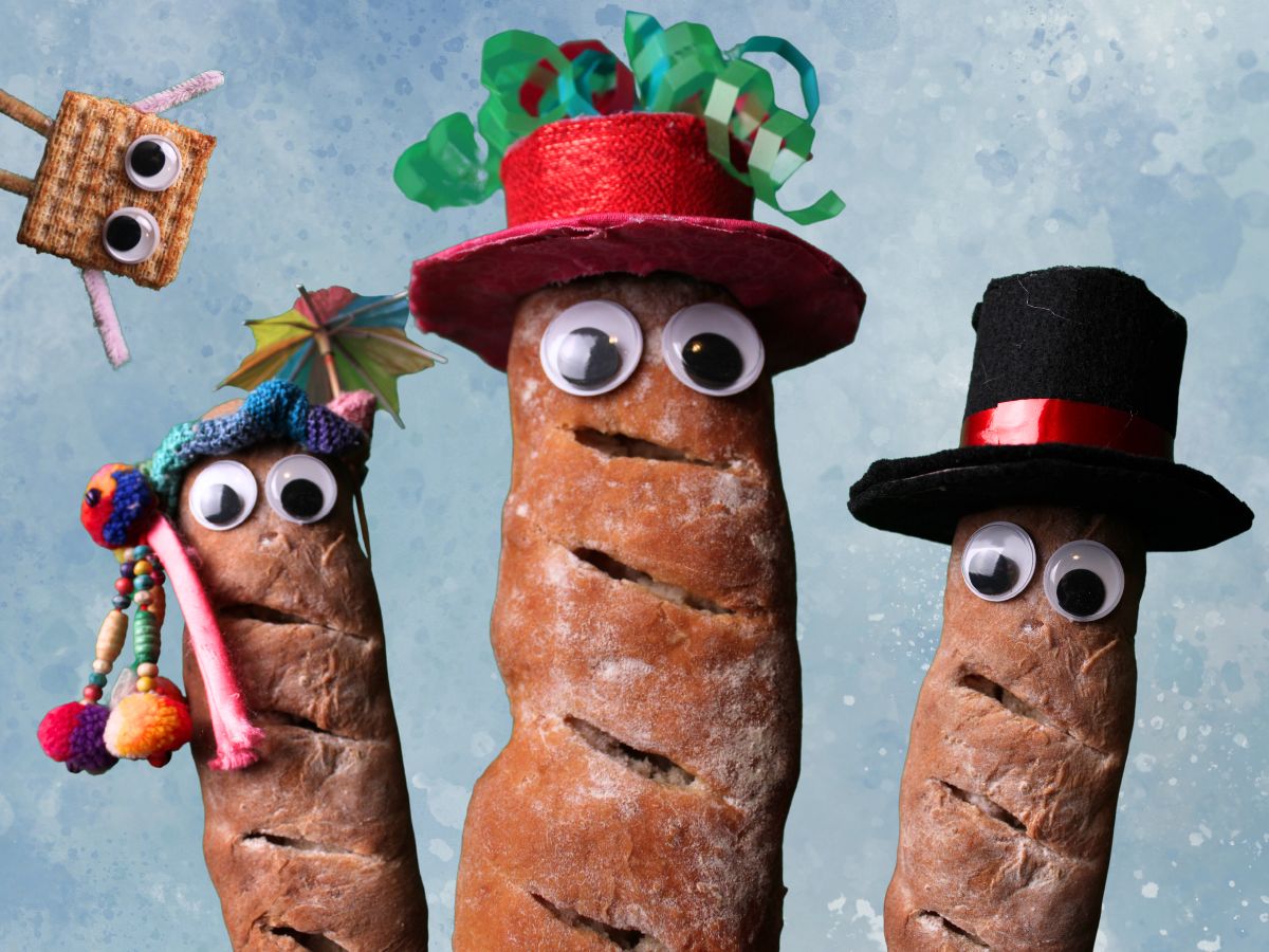 Hat-wearing baguettes